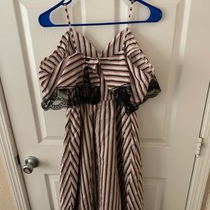 Striped Midi Dress
